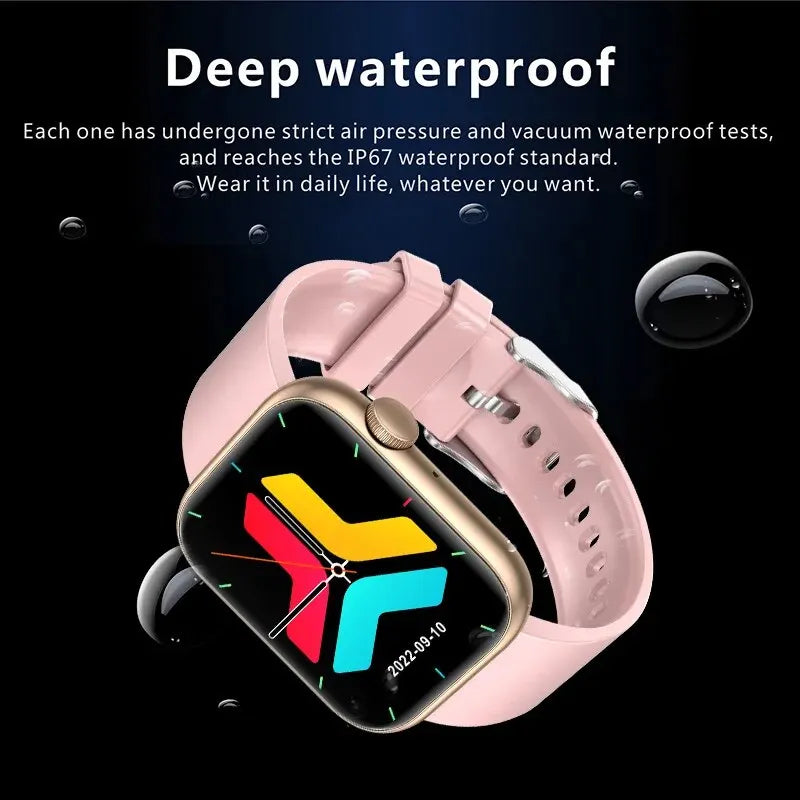 LIGE Bluetooth Call Smartwatch Women Men Sports Fitness Watches Woman Body Temperature Monitoring Waterproof Smart Watch Ladies