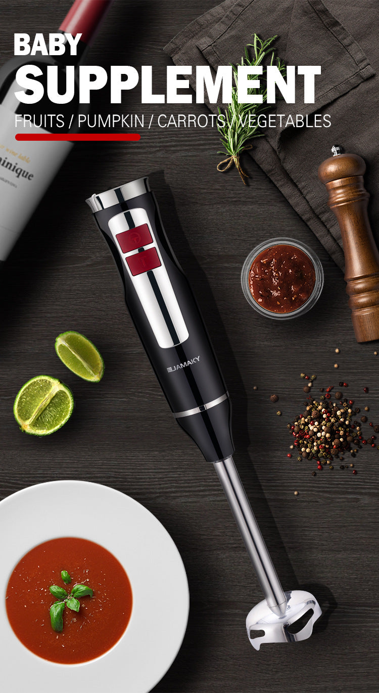 2025 New Household Blender 1500w Multi-functional Cooking Stick Small Baby Auxiliary Food Machine Meat Grinder Food Processor