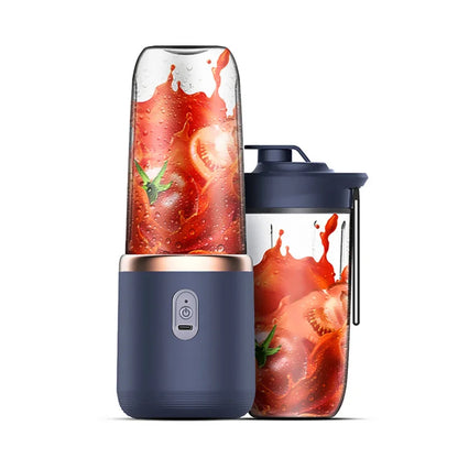 Electric Portable Blender Bottle with 6 Blades Multifunctional Fresh Juice Smoothie Maker Ice Crush Cup Food Processor