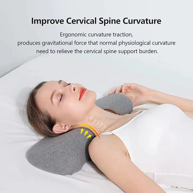 Cervical Pillow Memory Foam Slow Rebound Neck Protection Pillow Spine Neck Correction Aid Sleep Back Sleeping