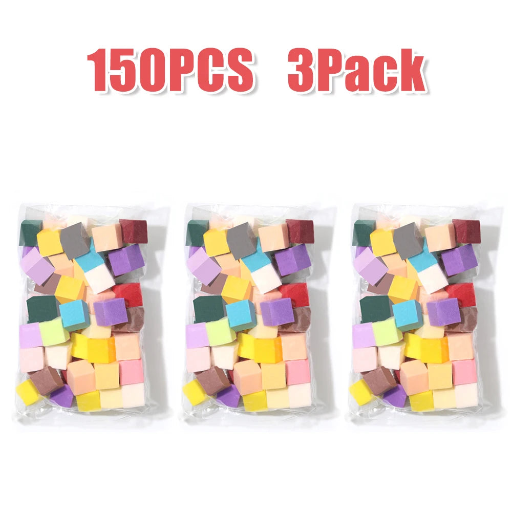 50Pcs/200Pcs Nail Art Sponge Set Manicure DIY Creative Nail Sponge Gripper Tool  Sponge Gradient Nail Art Tools Accessories