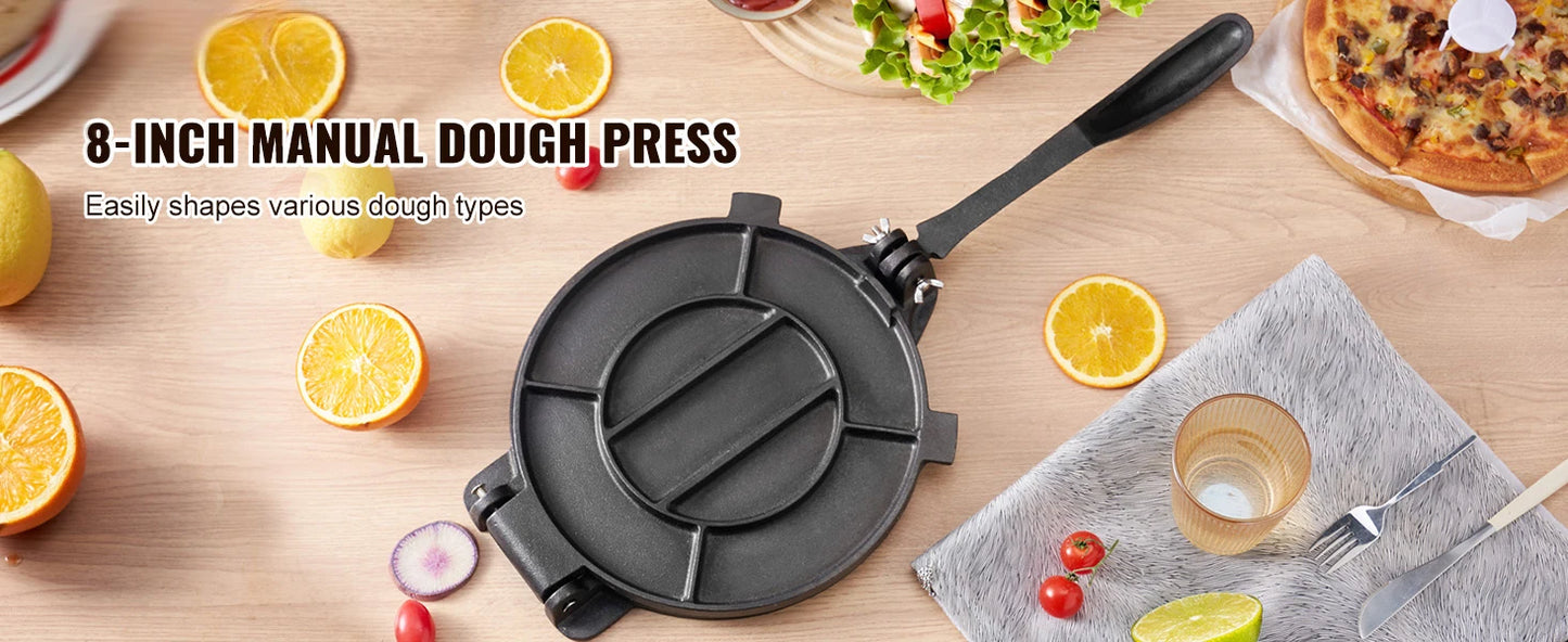 SucceBuy Tortilla PressCast Iron Heavy Duty Tortilladora Press Dough Maker for Flour Tortilla