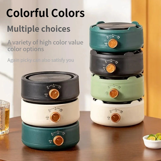 New mini two-stage adjustable electric stove,compatible with various containers,used for boiling water,milk,tea,soup,stir frying