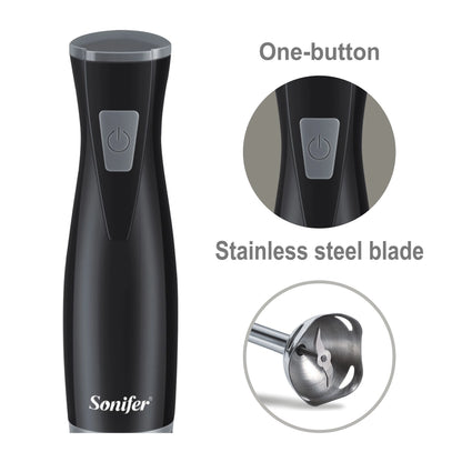 Blender Electric Food Mixer Kitchen Detachable Hand Blender Egg Beater Vegetable Stand Blend Stainless Steel Blade 220V Sonifer