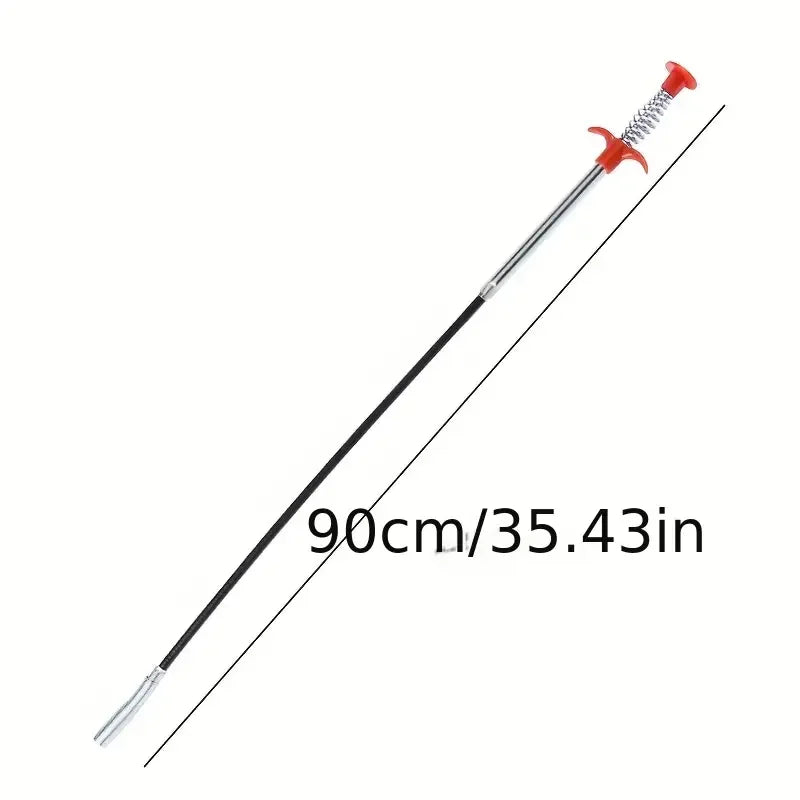 Kitchen Sink Cleaning Pipe Plunger and Sinks Sewer Toilet Unclogging With Grab Handle Factory Supply Four-jaw Pickup Unblocker