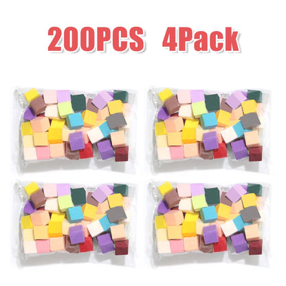 50Pcs/200Pcs Nail Art Sponge Set Manicure DIY Creative Nail Sponge Gripper Tool  Sponge Gradient Nail Art Tools Accessories
