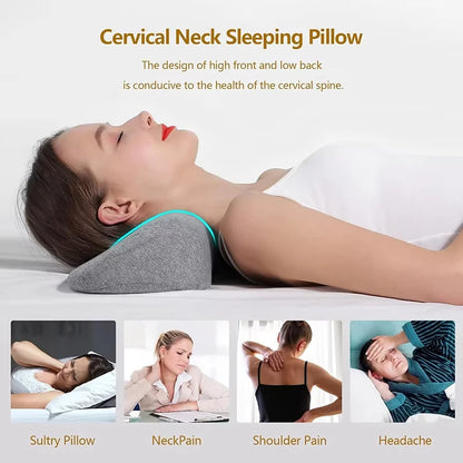 Cervical Pillow Memory Foam Slow Rebound Neck Protection Pillow Spine Neck Correction Aid Sleep Back Sleeping