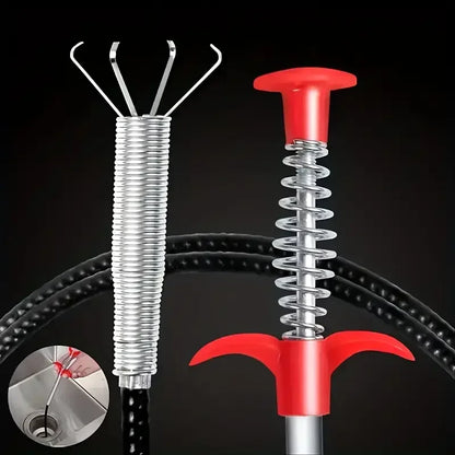 Kitchen Sink Cleaning Pipe Plunger and Sinks Sewer Toilet Unclogging With Grab Handle Factory Supply Four-jaw Pickup Unblocker