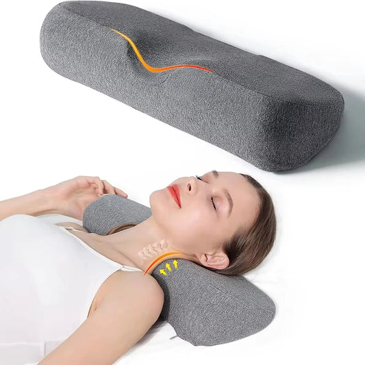 Cervical Pillow Memory Foam Slow Rebound Neck Protection Pillow Spine Neck Correction Aid Sleep Back Sleeping