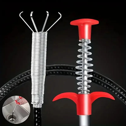Kitchen Sink Cleaning Pipe Plunger and Sinks Sewer Toilet Unclogging With Grab Handle Factory Supply Four-jaw Pickup Unblocker