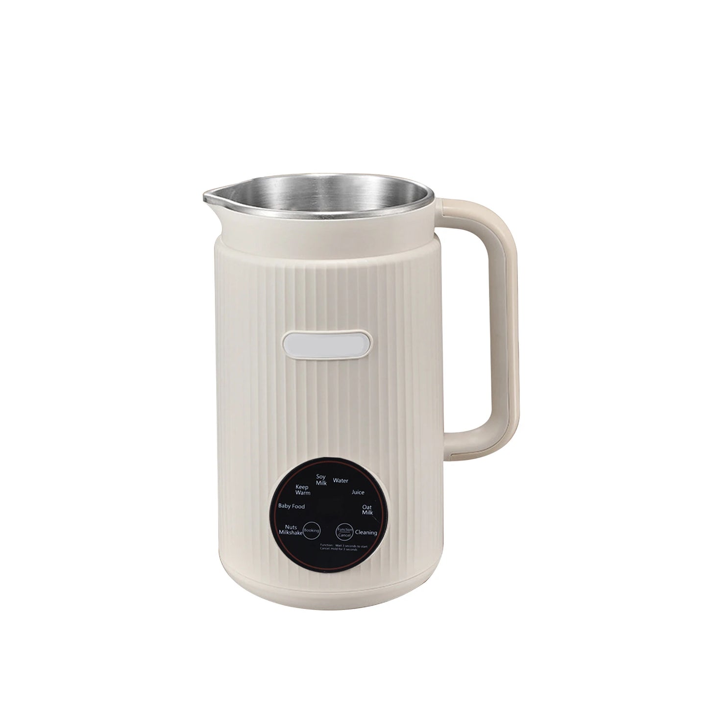 【New】Programmable Blender with Digital Display 12 Stainless Steel Blades Auto Cleaning 8H Keep Warm Function for Almond Milk