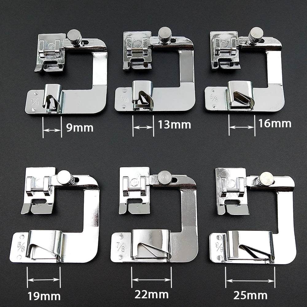 Snap-On Presser Feet for 6290 Sewing Machine - Adjustable Width Foot Kit 2345678, Universal Home Use