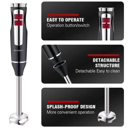 2025 New Household Blender 1500w Multi-functional Cooking Stick Small Baby Auxiliary Food Machine Meat Grinder Food Processor