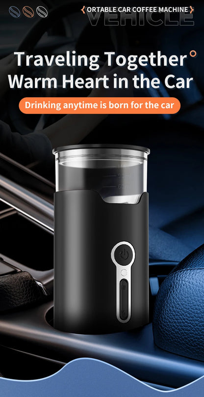New Small Portable Coffee Maker Electric Capsule Coffee Brewer Portable Coffee Machine Fit Coffee Powder and Coffee Capsule