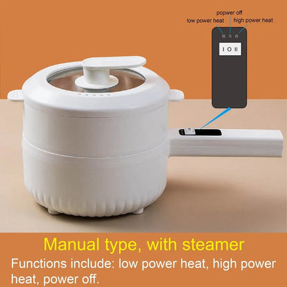 1.6L 2.2L Electric Cooker Student Pot Multifunction Household Pot Ceramic Glaze Non Stick Cooker Rice Cooker Kitchen Tool 220V