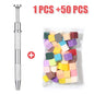 50Pcs/200Pcs Nail Art Sponge Set Manicure DIY Creative Nail Sponge Gripper Tool  Sponge Gradient Nail Art Tools Accessories