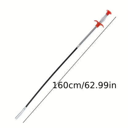 Kitchen Sink Cleaning Pipe Plunger and Sinks Sewer Toilet Unclogging With Grab Handle Factory Supply Four-jaw Pickup Unblocker