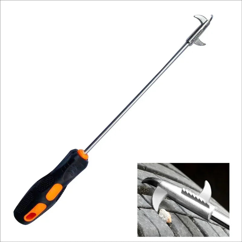 Tire Cleaning Hook Car Tire Clear Stone Hook To Remove Gravel Cleaning Tool Tire Stone Cleaner Hook Tire Cleaning Tool Universal
