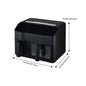 KOMORE Dual Basket Air Fryer with Smart Touch Screen Overheat Protection