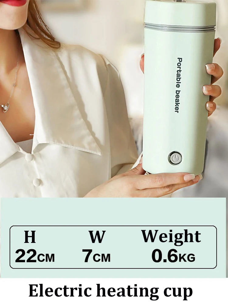 350ML Electric Heating Water Cup Portable Electric Kettle For Travel 110V/220V Tea Coffee Boil Water Keep Warm Kitchen Appliance