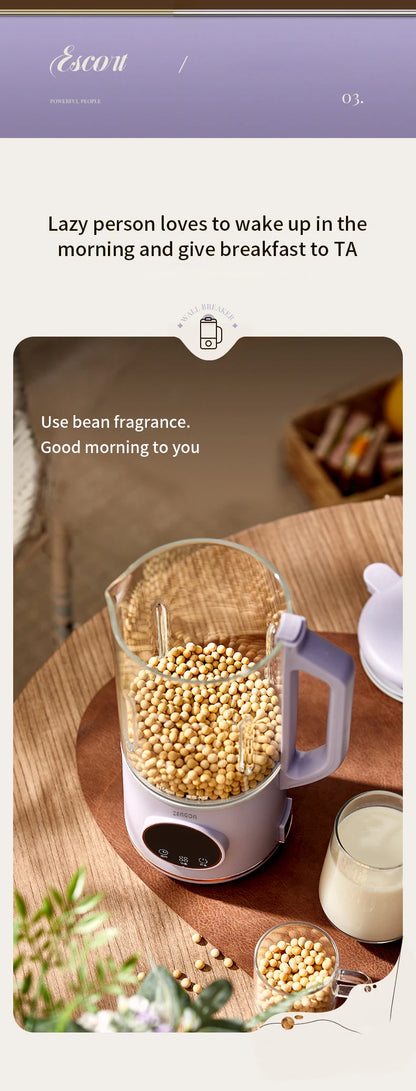 800ml Soy Milk Machine Electric Juicer Blender Mixer Soybean Milk Maker Wall Breaking Machine Rice Paste Maker Breakfast Machine