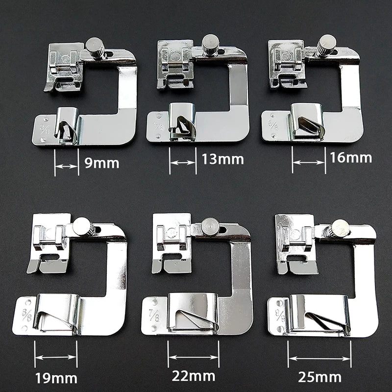 Snap-On Presser Feet for 6290 Sewing Machine - Adjustable Width Foot Kit 2345678, Universal Home Use