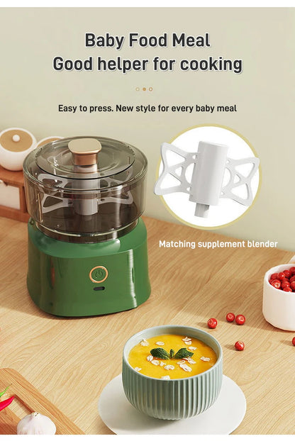 350ml Mini Kitchen Food Processor Multifunctional Cordless Electric Meat/Garlic Grinder Household Baby Food Processor