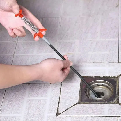 Kitchen Sink Cleaning Pipe Plunger and Sinks Sewer Toilet Unclogging With Grab Handle Factory Supply Four-jaw Pickup Unblocker