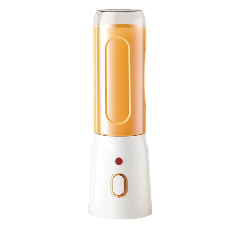 Portable Cordless Blender Juicer 450ml Electric Fruit Juicer USB Rechargeable Lemon Orange Juice Cup Smoothie Blendr