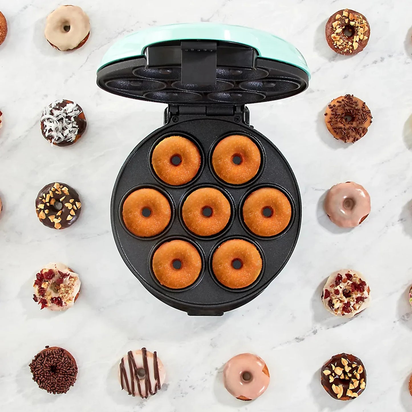 7-hole Donut Machine, Cake Breakfast Machine, European Standard 220V, American Standard 110V Mini Baking Machine