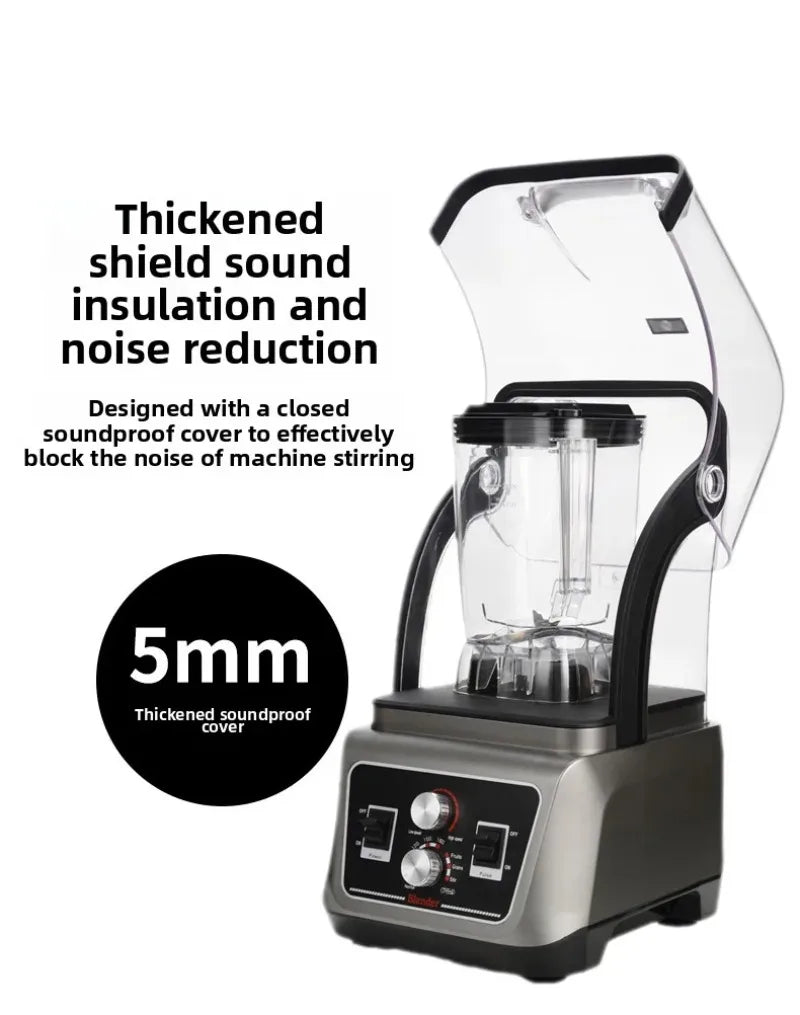 2L Blender Smoothie Maker Ice Crushing Machine,Household Ice Shaver Small Commercial Blender for Smoothies Protein Shakes Drinks