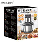 800W 3L Meat Grinder Electric Stainless Steel Blender Mixer Machine for Kitchen Food Processors Chopper Meat Mincer 220V 다지기