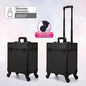 Professional Nail Art Case Rolling Makeup Case Beauty Equipment Storage Cart Wheels for Hairstyling Tools Kit Makeup Box