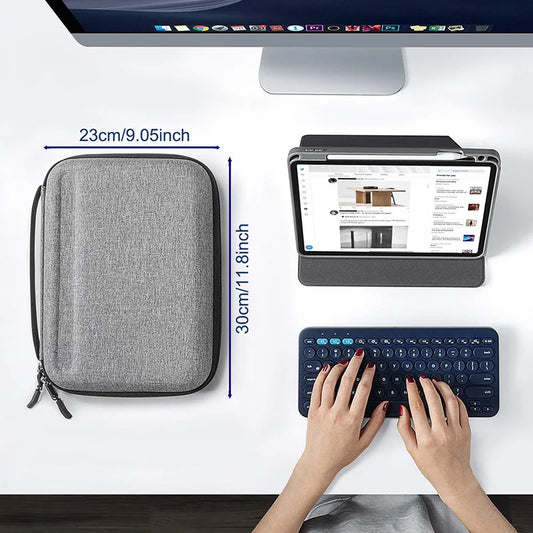 Tablet Sleeve Case Tablet Bag For EVA Bag Tablet Case 9-13 Inch Fits iPad Air 11 10.9 inch iPad Pro 11 M4 iPad Pro 13 Inner Bag