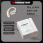 Sales MONSTER AC530 Wireless Bluetooth Earphones Noise-Canceling Wireless Bio-Fiber Dynamic Driver Foldable Music Earphones Gift