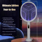 Upgraded 3000V Mosquito Swatter with TYPE-C Charging, 3 in 1 Electric Mosquito Swatter, Mosquito Killer Lamp