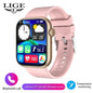LIGE Bluetooth Call Smartwatch Women Men Sports Fitness Watches Woman Body Temperature Monitoring Waterproof Smart Watch Ladies