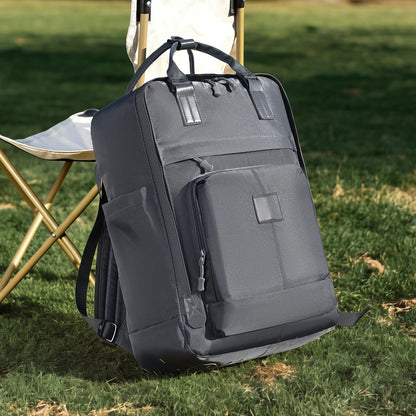 Toposhine Multifunctional Business Backpack Stylish Nylon Laptop Backpack with Multiple Pockets Durable Travel Work Bag Commute