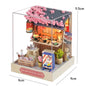 Wooden Doll House 3D Puzzle Assembly Building Model Kit Production Small Room Toys Home Bedroom Decoration With Furniture Light