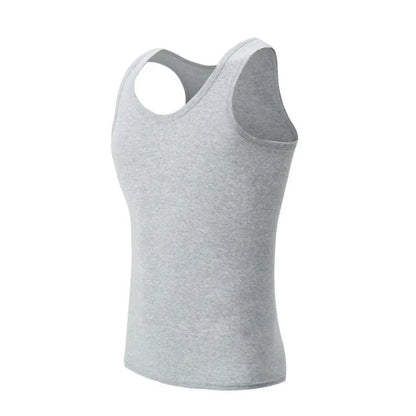 1/3 Pack Four Seasons Men's Cotton Joker Vest Teenagers Simple Fit Sports Fitness T-shirt Middle-aged Casual Sleeveless Shirt
