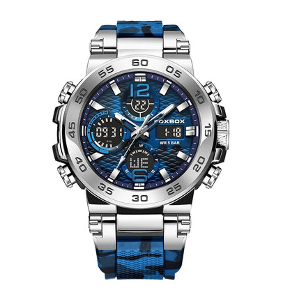 LIGE Electronic Men's Wristwatch Luxury LED Display Luminous Sports Man Watch Waterproof Military Quartz Alarm Date Watches Male