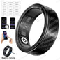 Newest Smart Ring Call Message Notification Hand Gestures Control Health Monitoring IP68 5ATM Waterproof Ring Men Women 2025 New