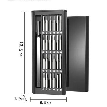 Screwdriver Set, 25 In 1 With 24 Piece Mini Pocket Screwdriver Set, Small Repair Set For Mobile Phone/PC/Came