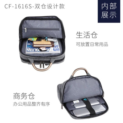 【New style】[Promotion] - travel backpack business backpack men's canvas notebook bag gift backpack