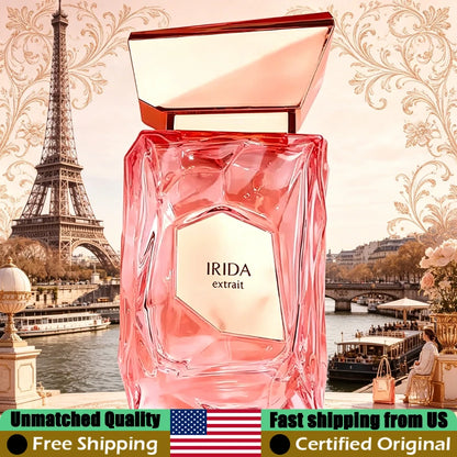 French Avenue Irida Extrait de Parfum Spray Premium Arabian Perfumes 3.4 Oz Lasting Luxury Pheromones Cologne for Unisex 100 ML