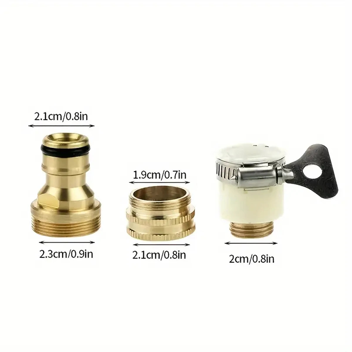 Three In One Multi-Purpose Connector Car Wash Water Gun 4-Point Connector Basin Adapter Octopus Connector Multifunctional