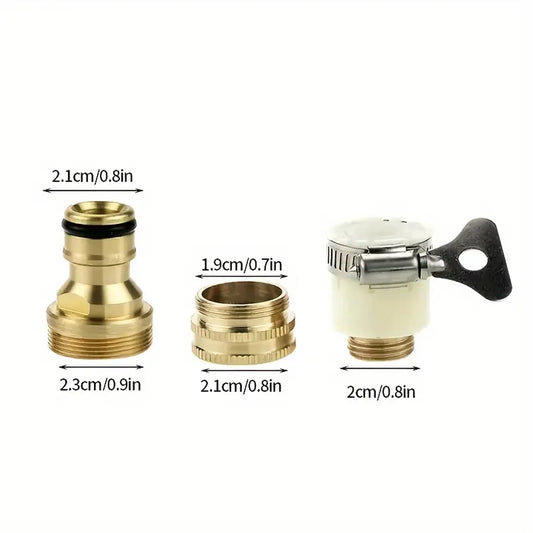 Three In One Multi-Purpose Connector Car Wash Water Gun 4-Point Connector Basin Adapter Octopus Connector Multifunctional
