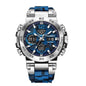 LIGE Electronic Men's Wristwatch Luxury LED Display Luminous Sports Man Watch Waterproof Military Quartz Alarm Date Watches Male
