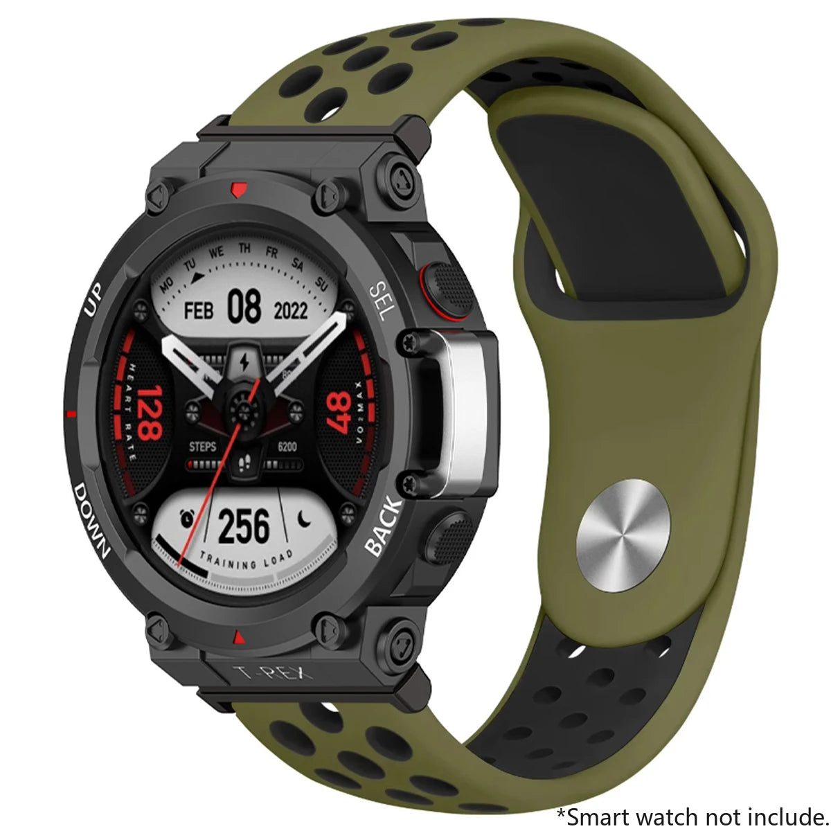 Breathable Silicone Strap For Huami Amazfit T-REX 2 Smart Watchband Women Men Bracelet For Xiaomi Amazfit T-Rex/T-Rex Pro Correa