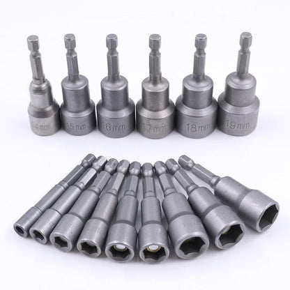 Powerful Socket Inner Hexagonal Wrench Hexagonal Handle Screwdriver Socket Extension Rod Pneumatic Screwdriver Insert Tool Set